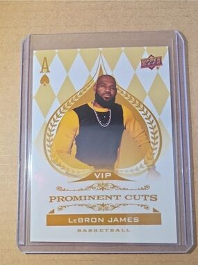 2022 Upper Deck LeBron James "Prominent Cuts" VIP Card